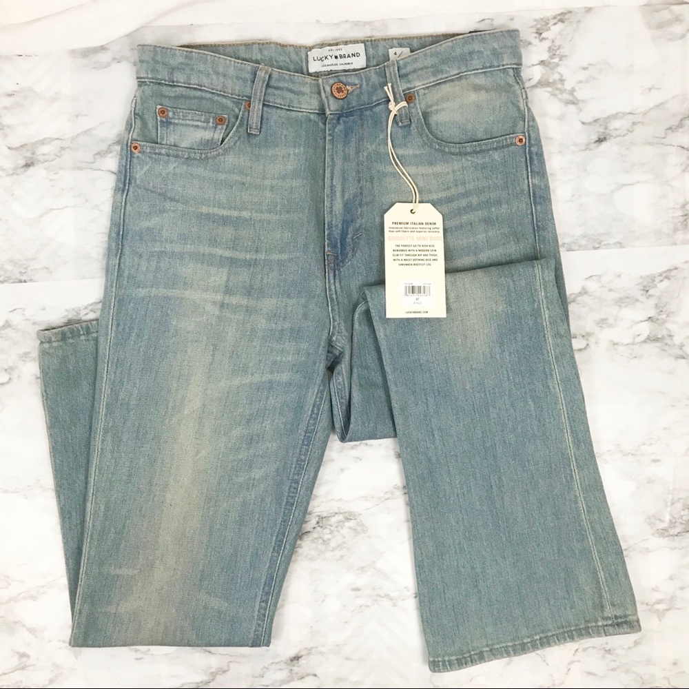 LUCKY BRAND Bridgette Mini Boot NWT•4•27” Inseam - Picture 6 of 7